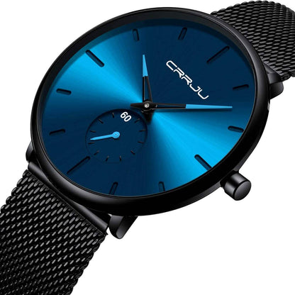 Men's Ultra-Thin Minimalist Waterproof Fashion Wrist Watch DailySale