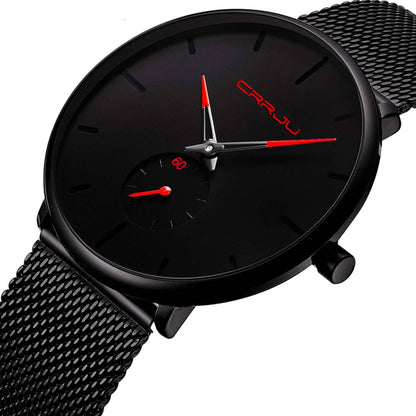 Men's Ultra-Thin Minimalist Waterproof Fashion Wrist Watch DailySale