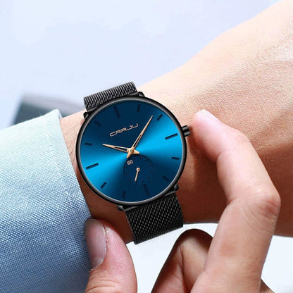 Men's Ultra-Thin Minimalist Waterproof Fashion Wrist Watch DailySale