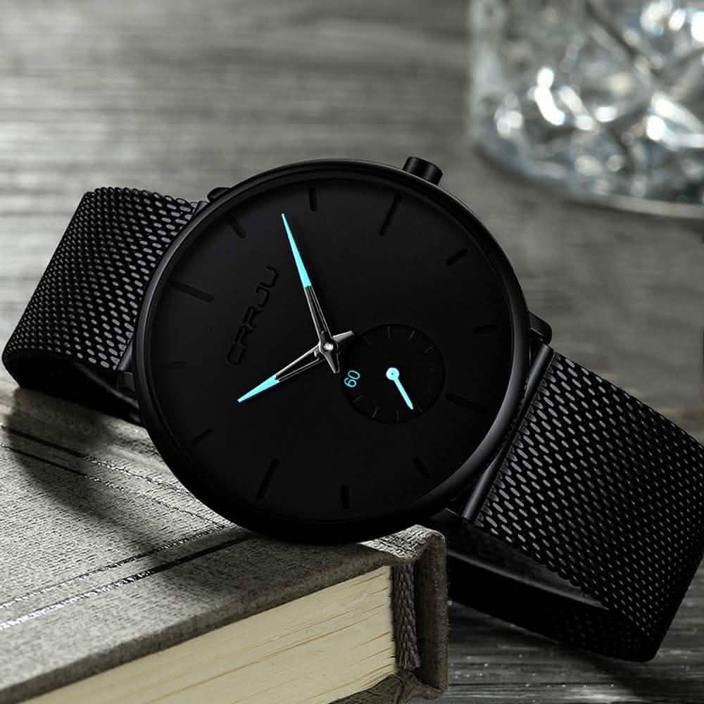 Men's Ultra-Thin Minimalist Waterproof Fashion Wrist Watch DailySale