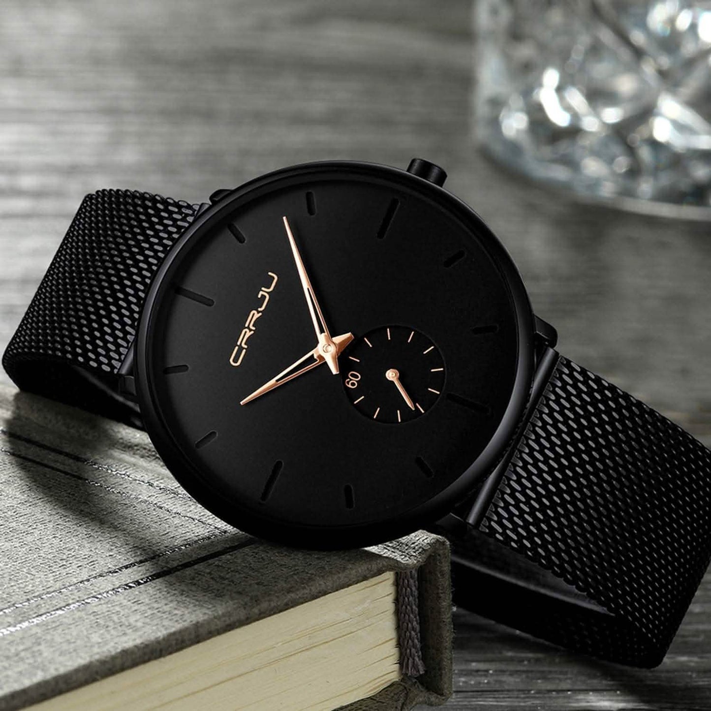 Men's Ultra-Thin Minimalist Waterproof Fashion Wrist Watch DailySale