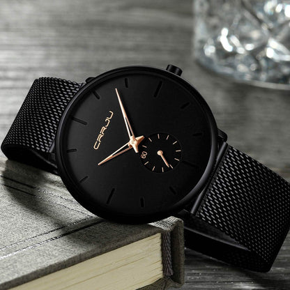 Men's Ultra-Thin Minimalist Waterproof Fashion Wrist Watch DailySale