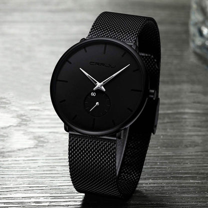 Men's Ultra-Thin Minimalist Waterproof Fashion Wrist Watch DailySale