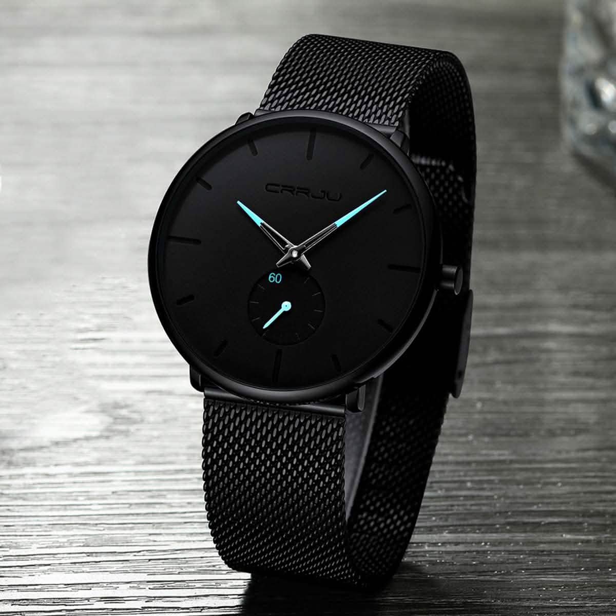 Men's Ultra-Thin Minimalist Waterproof Fashion Wrist Watch DailySale