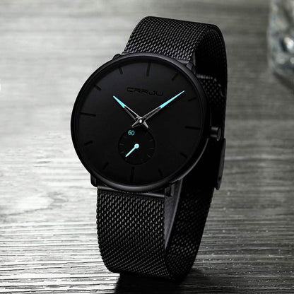Men's Ultra-Thin Minimalist Waterproof Fashion Wrist Watch DailySale