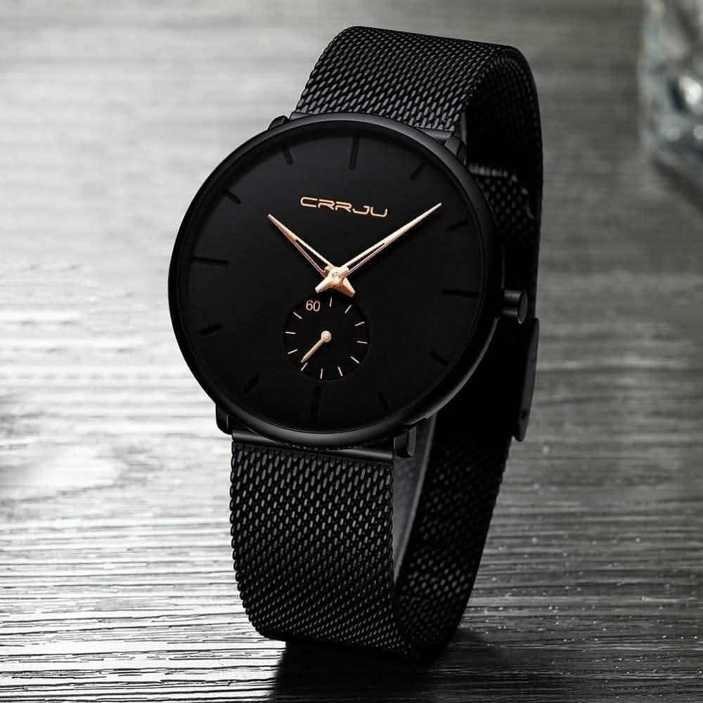Men's Ultra-Thin Minimalist Waterproof Fashion Wrist Watch DailySale