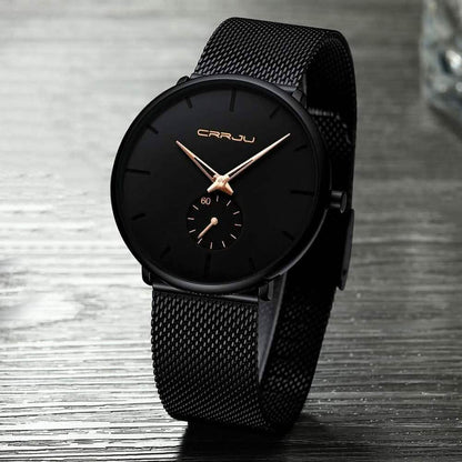 Men's Ultra-Thin Minimalist Waterproof Fashion Wrist Watch DailySale