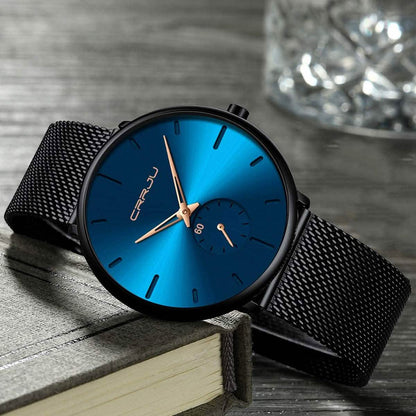 Men's Ultra-Thin Minimalist Waterproof Fashion Wrist Watch DailySale