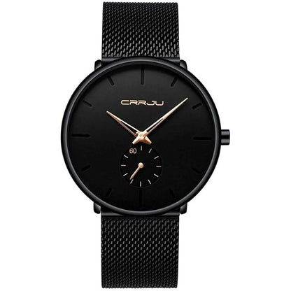 Men's Ultra-Thin Minimalist Waterproof Fashion Wrist Watch DailySale