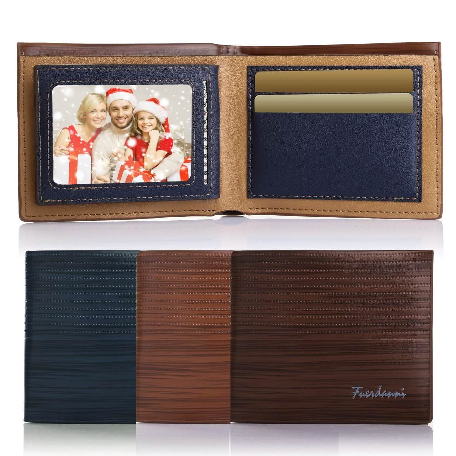 Men's Wallet PU Leather Bifold Purse Credit Card Holders DailySale