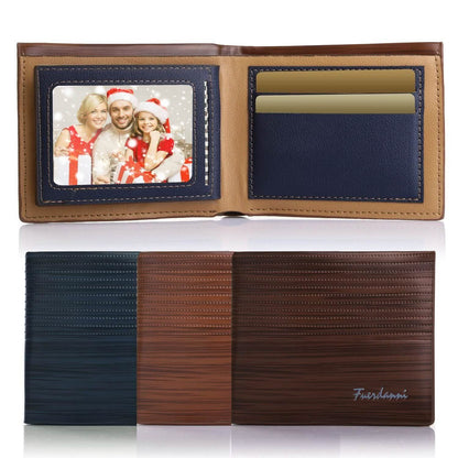 Men's Wallet PU Leather Bifold Purse Credit Card Holders DailySale