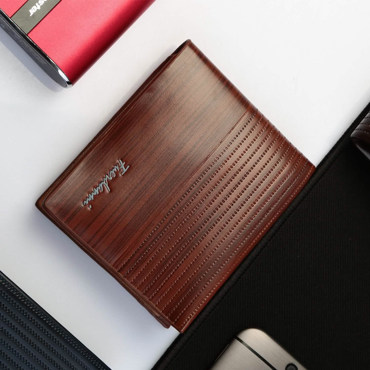 Men's Wallet PU Leather Bifold Purse Credit Card Holders DailySale