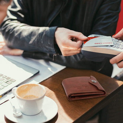 Men's Wallet PU Leather BiFold RFID Blocking Card Holder DailySale