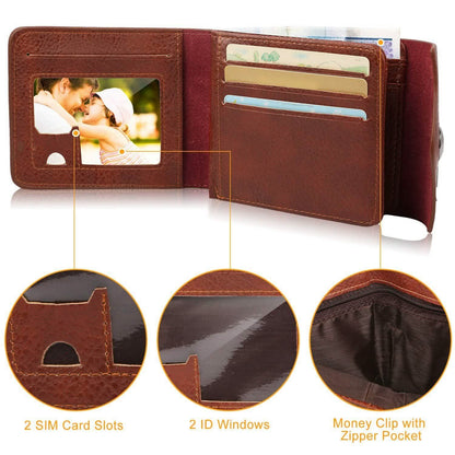 Men's Wallet PU Leather BiFold RFID Blocking Card Holder DailySale