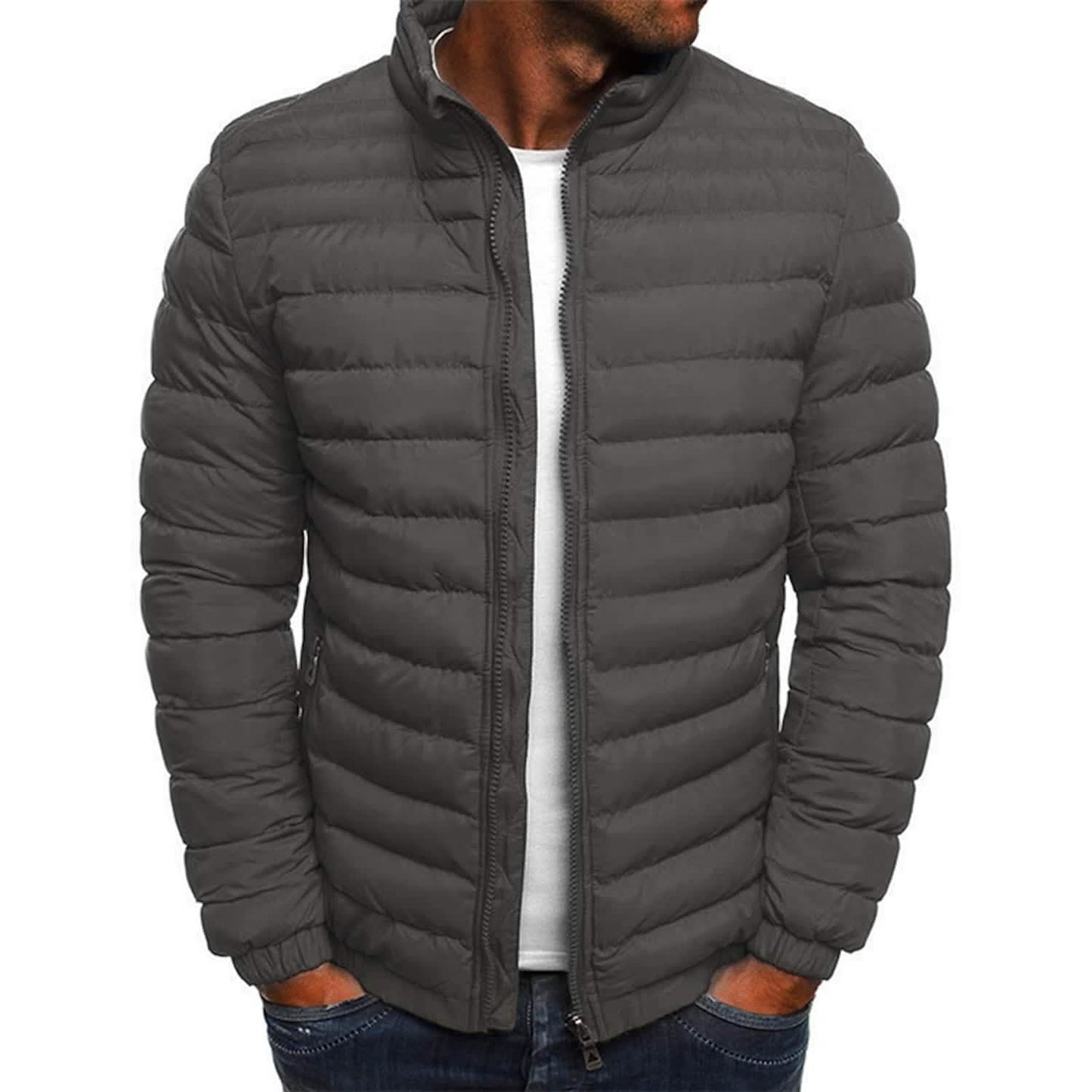 Men's Warm Windproof Puffer Bubble Jacket DailySale