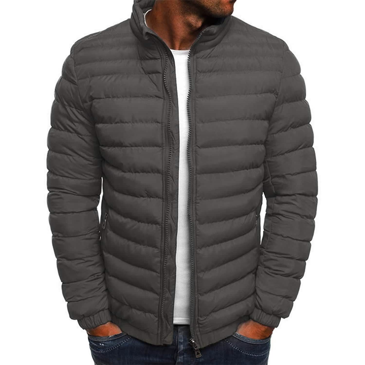 Men's Warm Windproof Puffer Bubble Jacket DailySale