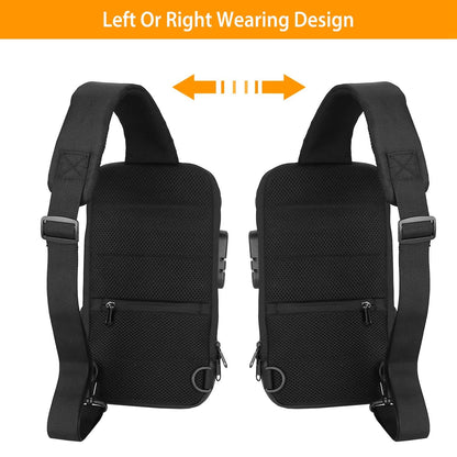 Men's Waterproof Anti-Theft Sling Backpack DailySale