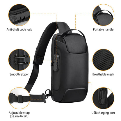 Men's Waterproof Anti-Theft Sling Backpack DailySale