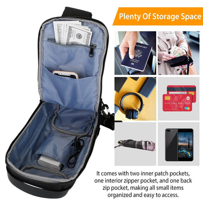 Men's Waterproof Anti-Theft Sling Backpack DailySale