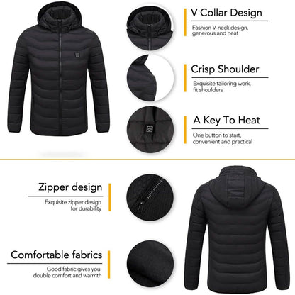 Men's Waterproof Heated Jacket DailySale