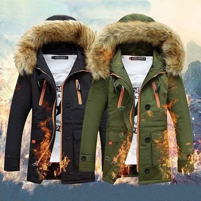 Men's Winter Hooded Down Coat Parkas DailySale