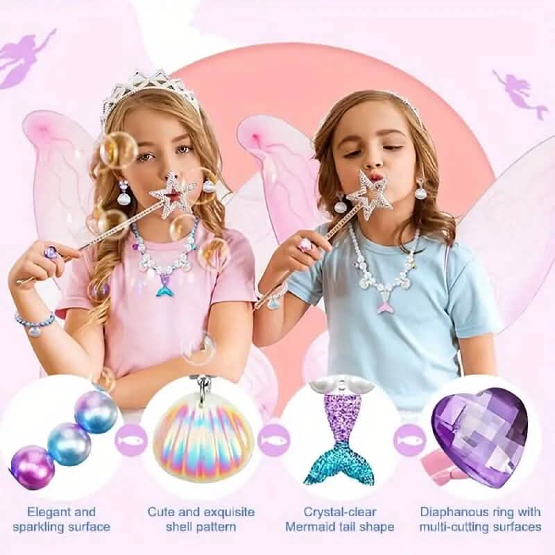 Mermaid-Themed Jewelry Set for Youngsters DailySale