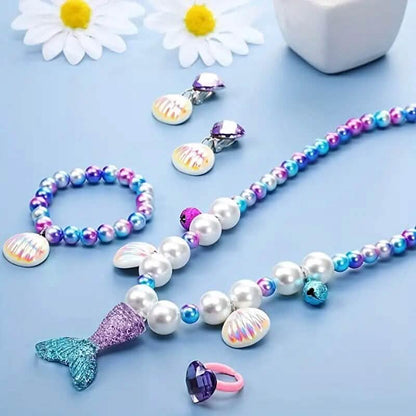 Mermaid-Themed Jewelry Set for Youngsters DailySale