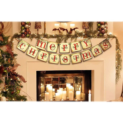 Merry Christmas Banner Home Decor DailySale