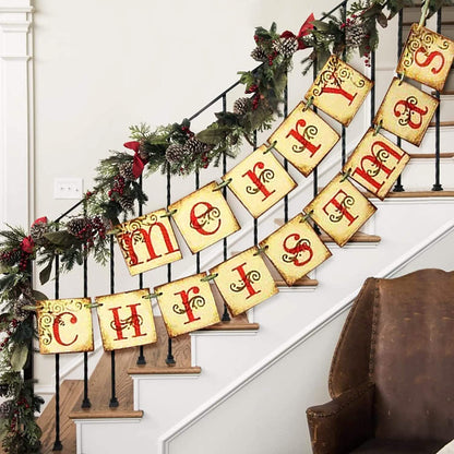 Merry Christmas Banner Home Decor DailySale