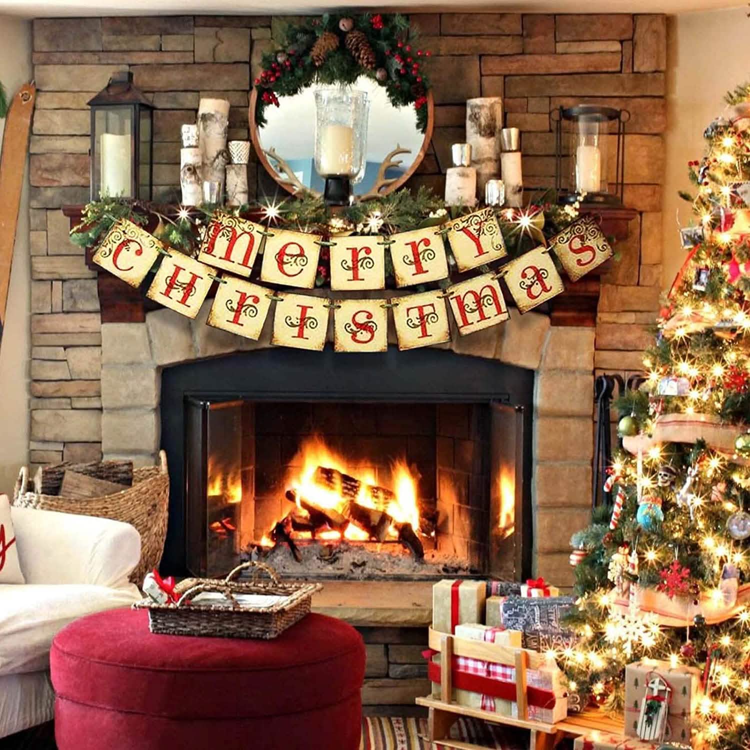 Merry Christmas Banner Home Decor DailySale