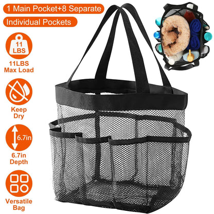 Mesh Shower Caddy Bag Organizer Storage Hanging Basket DailySale
