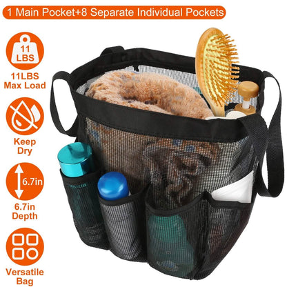 Mesh Shower Caddy Bag Organizer Storage Hanging Basket DailySale