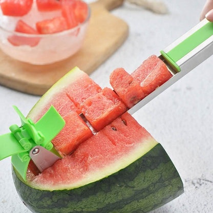 Mess-Free Windmill Watermelon Cutter and Cuber DailySale