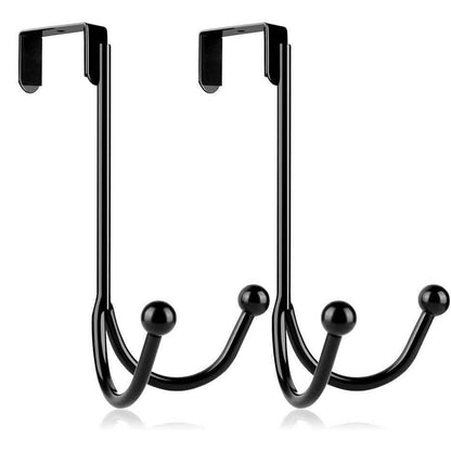 Metal Double Hanging Storage Hooks on Doors DailySale