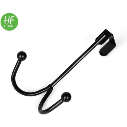 Metal Double Hanging Storage Hooks on Doors DailySale