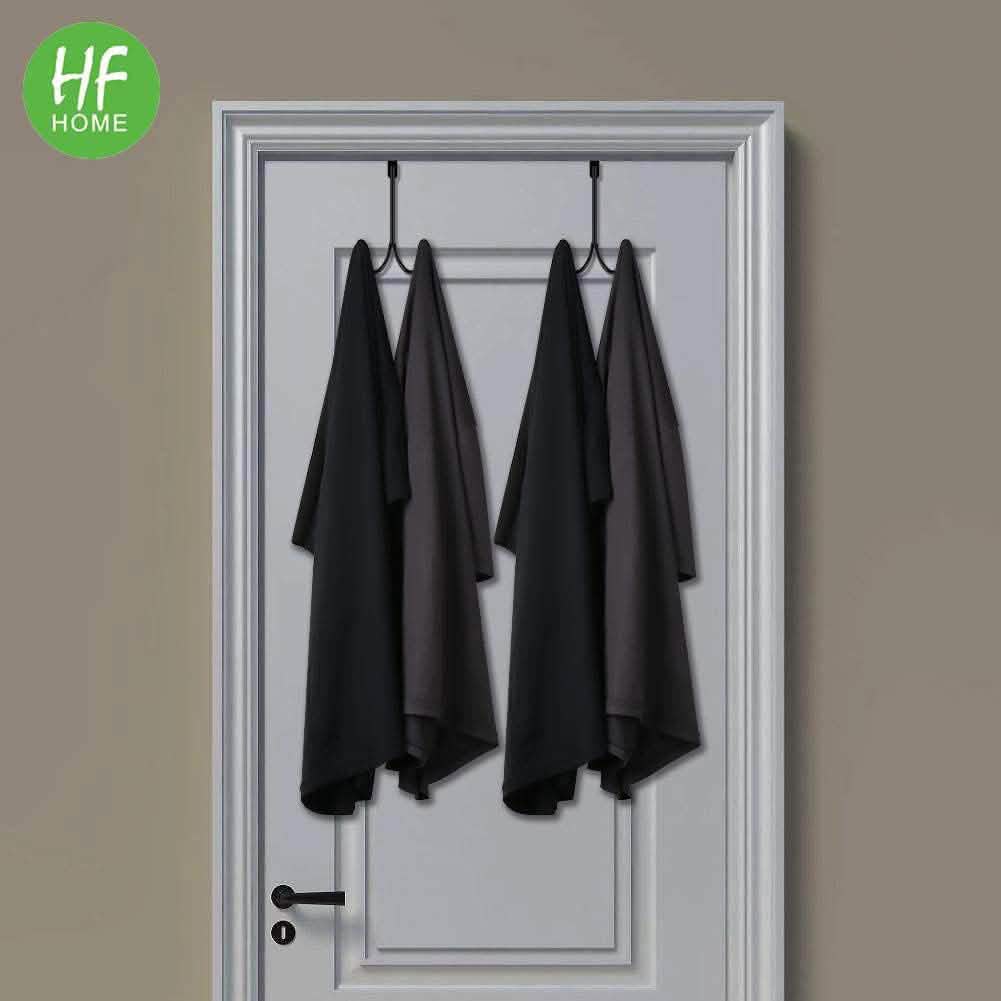 Metal Double Hanging Storage Hooks on Doors DailySale
