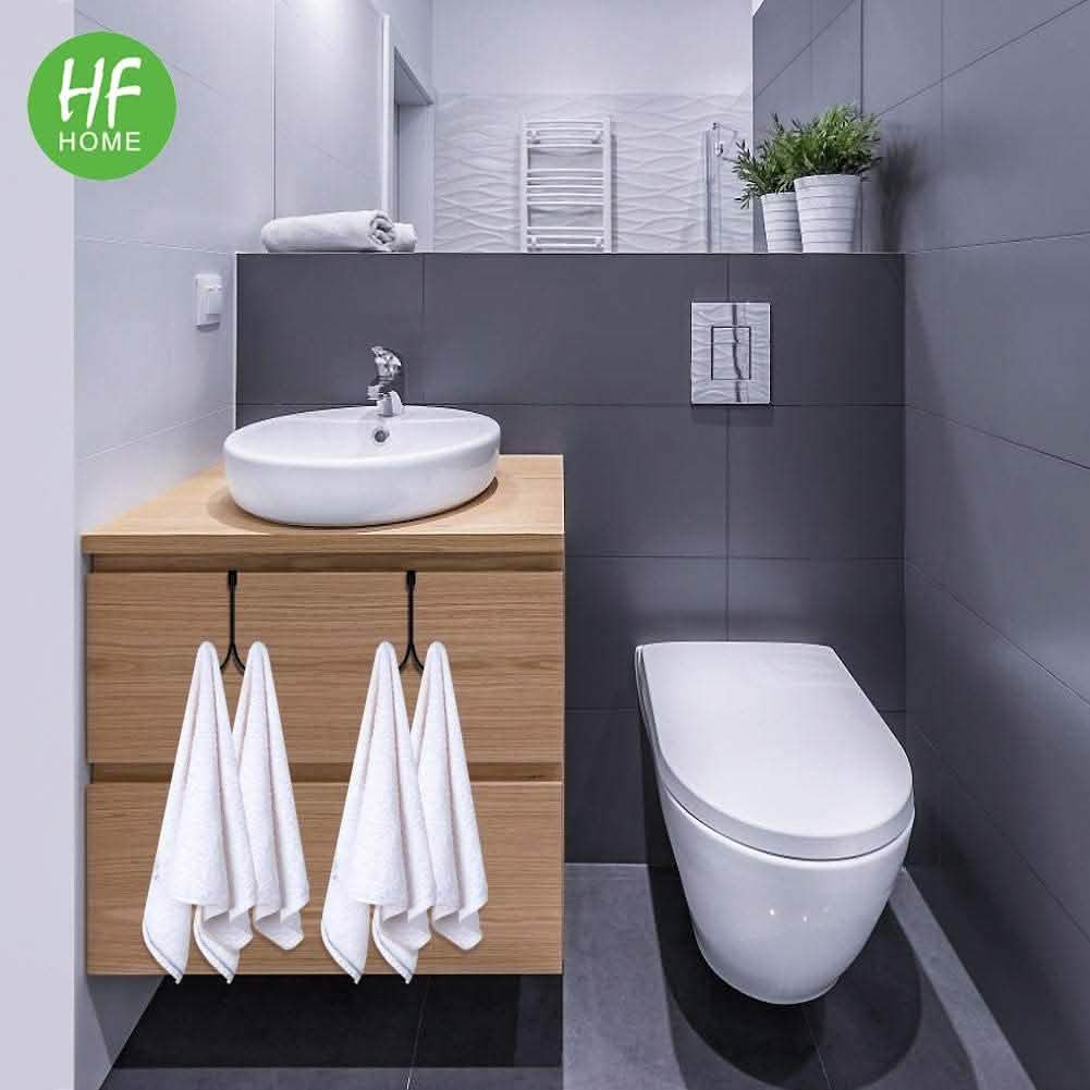 Metal Double Hanging Storage Hooks on Doors DailySale