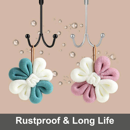 Metal Double Hanging Storage Hooks on Doors DailySale