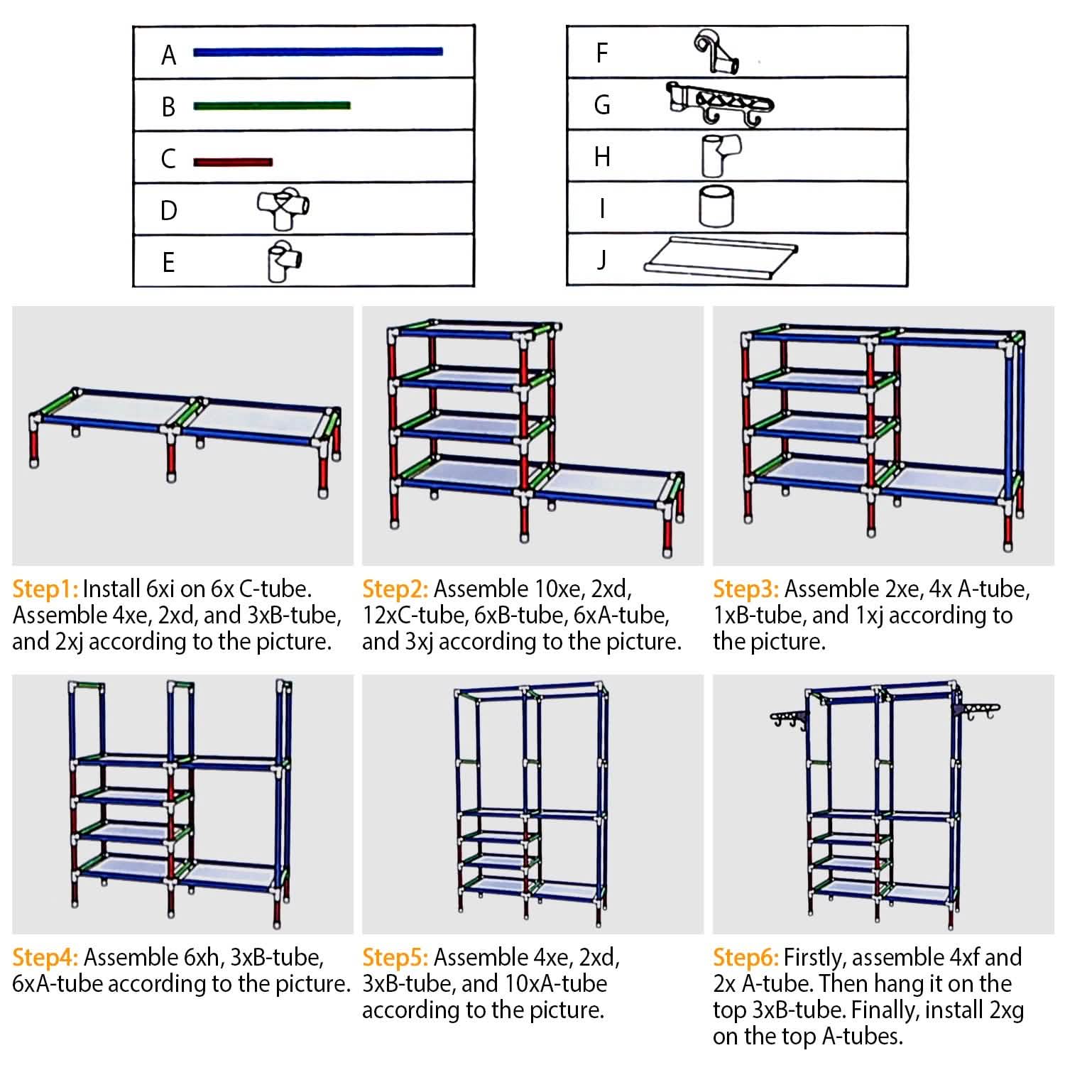 Metal Garment Rack Shoe Clothing Organizer Shelves DailySale