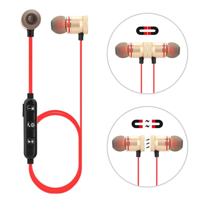 Metal Magnetic Wireless Bluetooth Earphone Sports Headset Stereo Bass DailySale