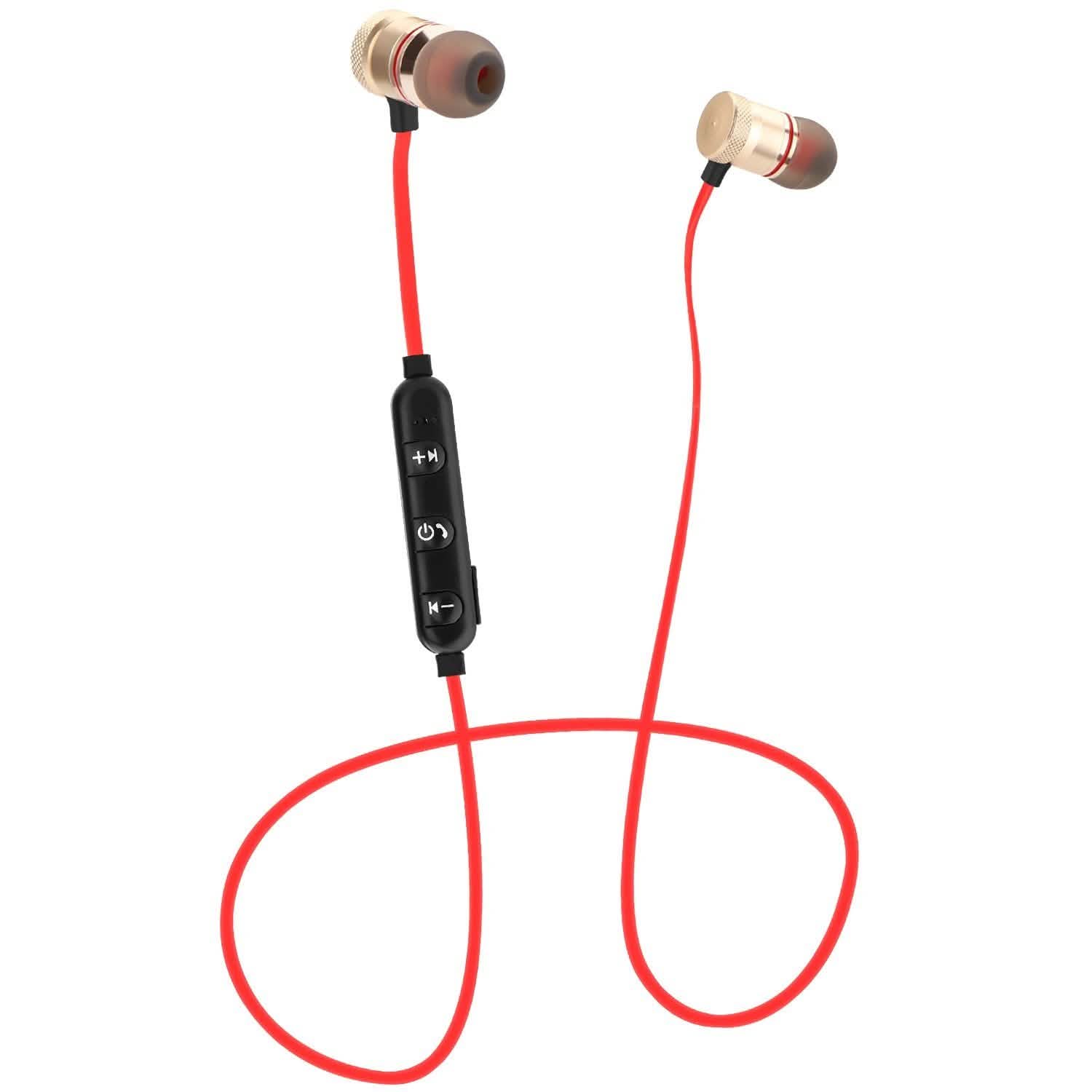 Metal Magnetic Wireless Bluetooth Earphone Sports Headset Stereo Bass DailySale
