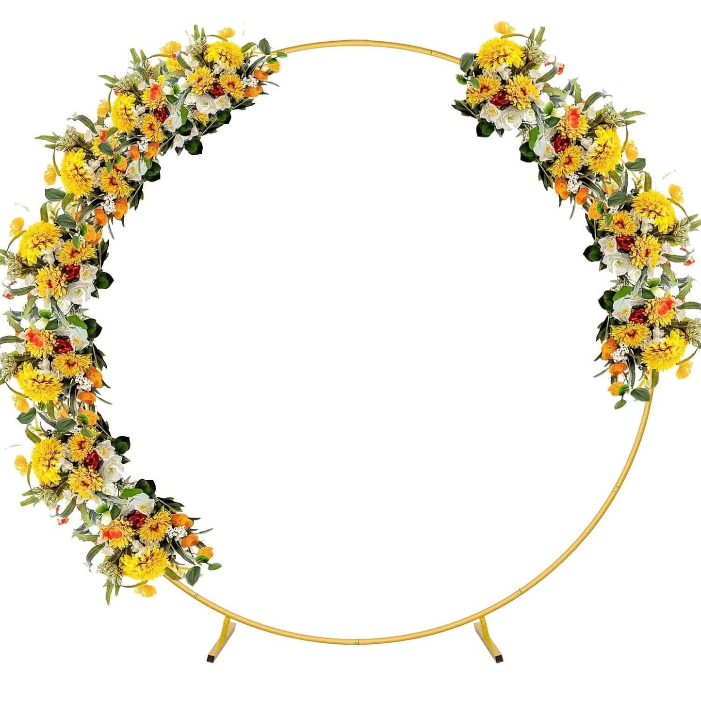 Metal Round Arch Reusable Backdrop Stand with Balloon Tools DailySale