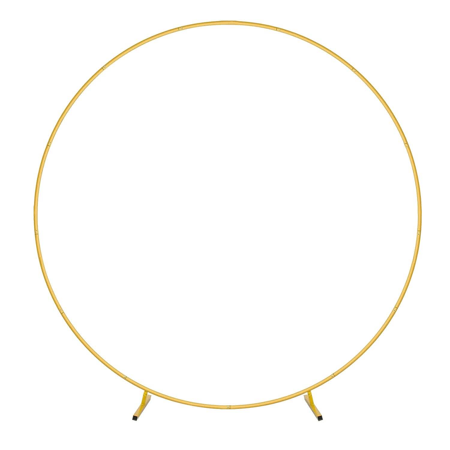 Metal Round Arch Reusable Backdrop Stand with Balloon Tools DailySale