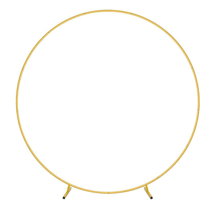 Metal Round Arch Reusable Backdrop Stand with Balloon Tools DailySale