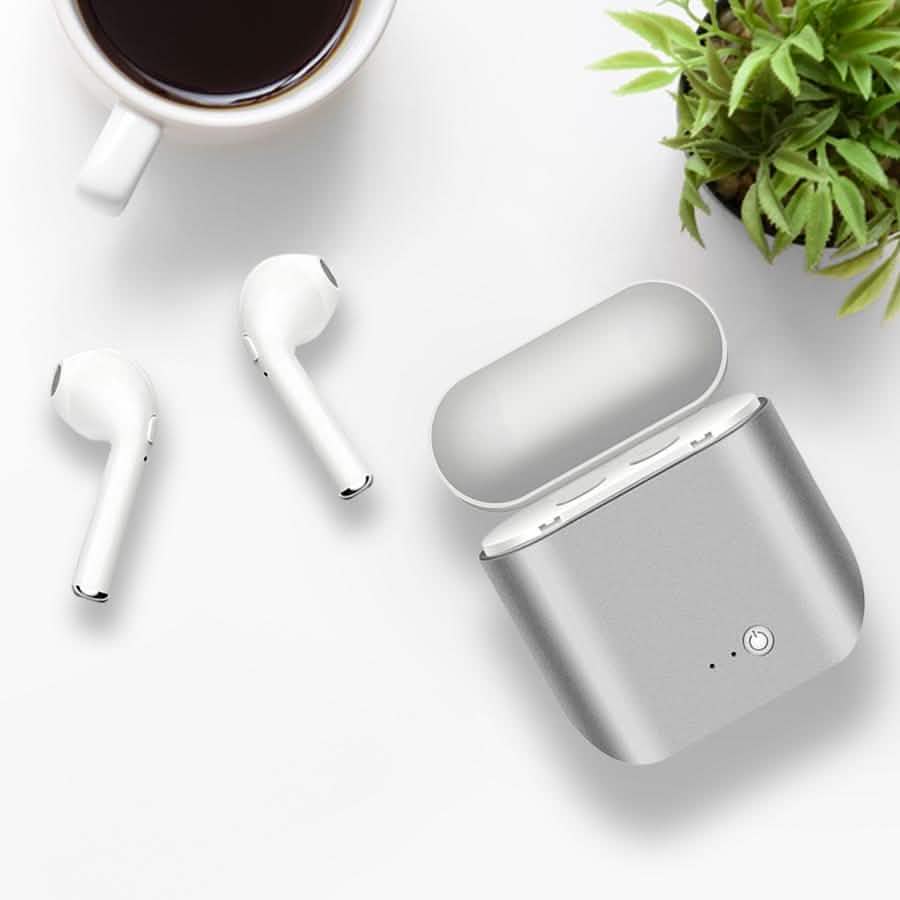 Metallic Wireless Earbuds & Charging Case Set DailySale
