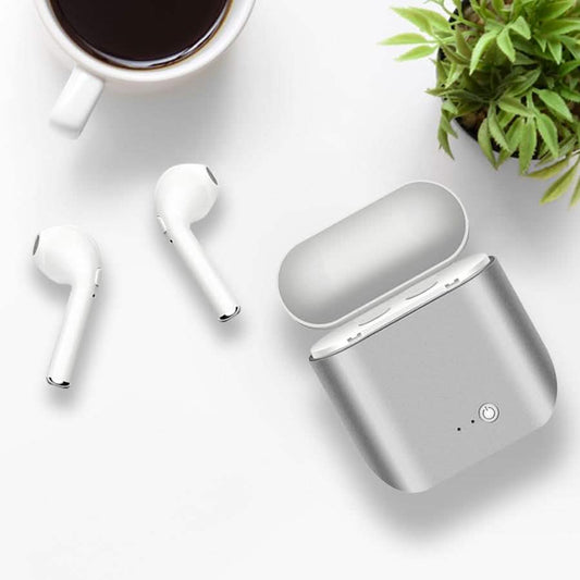 Metallic Wireless Earbuds & Charging Case Set DailySale
