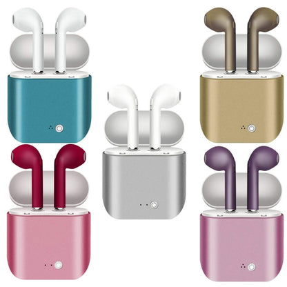 Metallic Wireless Earbuds & Charging Case Set DailySale