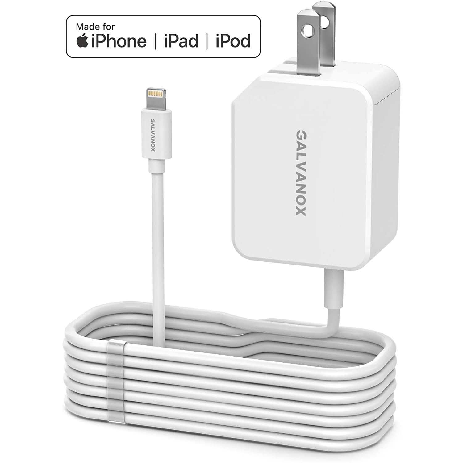 MFi Apple Certified Lightning Fast iPhone Wall Charger Plug for iPhone (20W PD Technology) DailySale