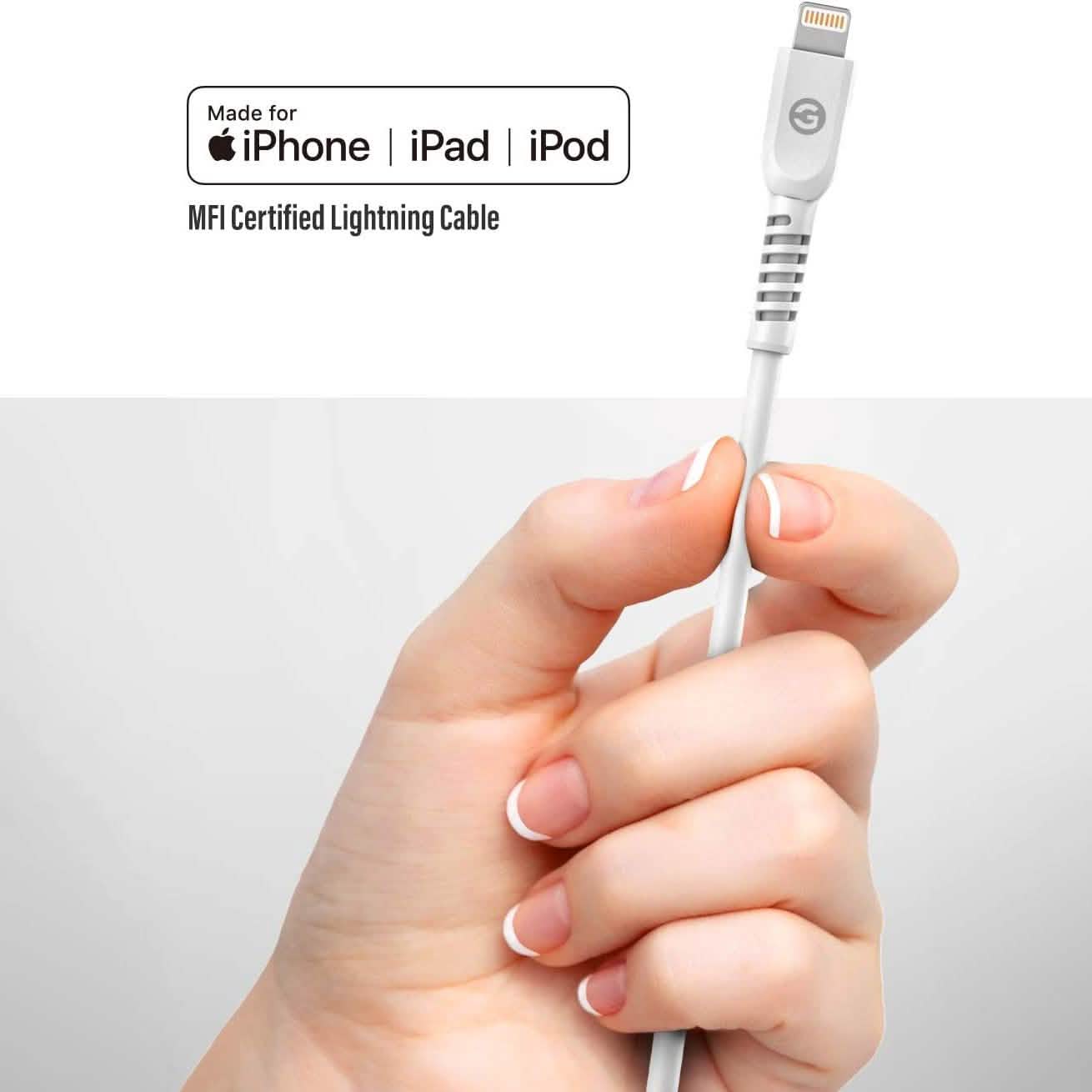 MFi Certified iPhone Fast Charger USB-C to Lightning Cable DailySale