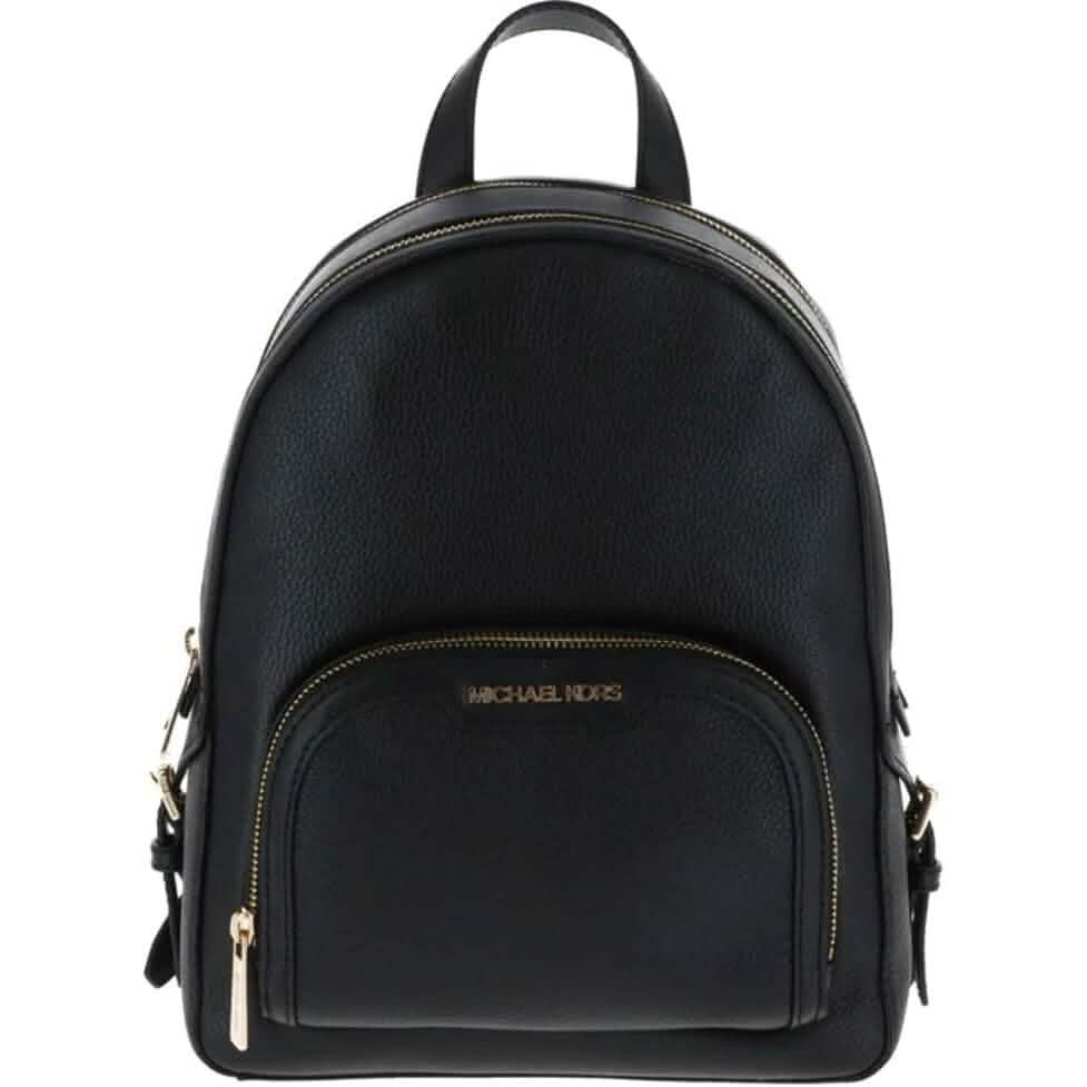 Michael Kors Jaycee Medium Logo Backpack - Black (Refurbished) DailySale